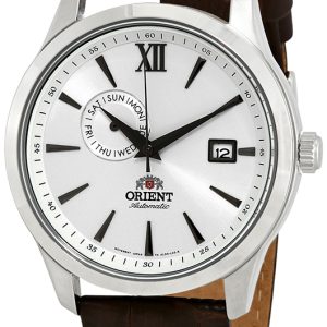 Orient Contemporary Herrklocka FAL00006W0 Vit/Läder Ø43 mm