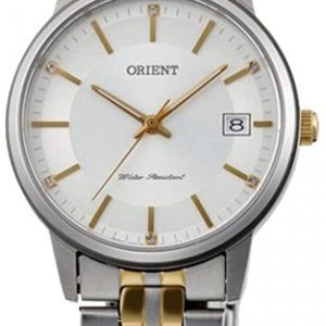 Orient Damklocka FUNG7002W0 Contemporary Vit/Gulguldtonat stål Ø32