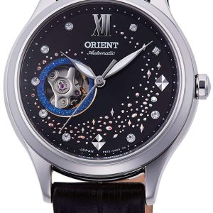 Orient Damklocka RA-AG0019B10B Svart/Läder Ø36 mm