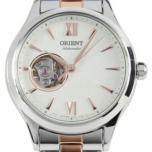 Orient Damklocka RA-AG0020S10B Open Heart Vit/Stål Ø35.9 mm