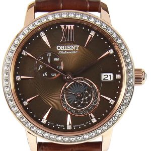 Orient Damklocka RA-AK0005Y10B Elegance Brun/Läder Ø36.5 mm