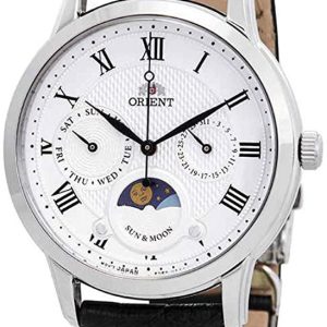 Orient Damklocka RA-KA0006S10B Sun And Moon Vit/Läder Ø34 mm