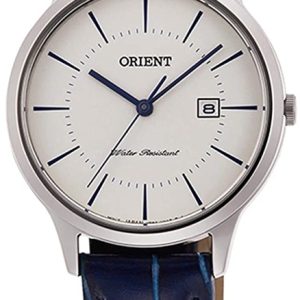 Orient Damklocka RF-QA0006S10B Classic Vit/Läder Ø30 mm