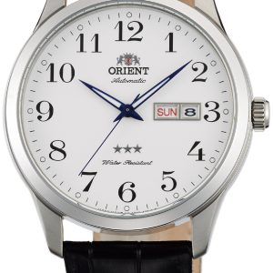 Orient Herrklocka FAB0B004W9 Classic Silverfärgad/Läder Ø43 mm