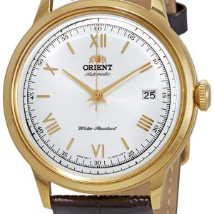 Orient Herrklocka FAC00007W0 Bambino Vit/Läder Ø40.5 mm