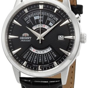 Orient Herrklocka FEU0A004BH Contemporary Svart/Läder Ø42 mm