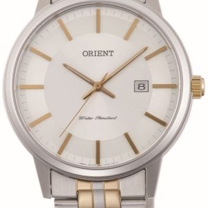 Orient Herrklocka FUNG8002W0 Contemporary Silverfärgad/Gulguldtonat