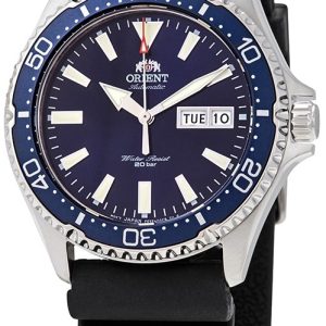 Orient Herrklocka RA-AA0006L19B Mako Iii Blå/Gummi Ø40 mm