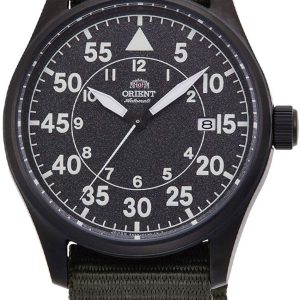 Orient Herrklocka RA-AC0H02N10B Pilot Svart/Textil Ø42.4 mm