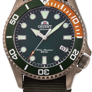 Orient Herrklocka RA-AC0K04E10B New Triton Grön/Textil Ø43 mm