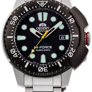 Orient Herrklocka RA-AC0L01B M-Force Svart/Stål Ø47 mm