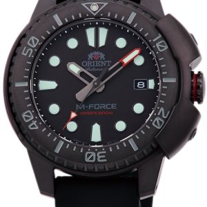 Orient Herrklocka RA-AC0L03B00B M-Force Svart/Gummi Ø47.3 mm