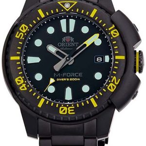 Orient Herrklocka RA-AC0L06B00B M-Force Svart/Stål Ø45 mm