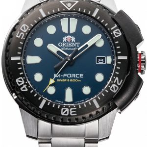 Orient Herrklocka RA-AC0L07L00B M-Force Blå/Stål Ø45 mm