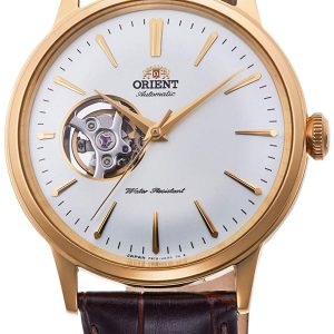 Orient Herrklocka RA-AG0003S10B Bambino Vit/Läder Ø41 mm