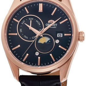 Orient Herrklocka RA-AK0309B10B Sun & Moon Svart/Stål Ø42 mm