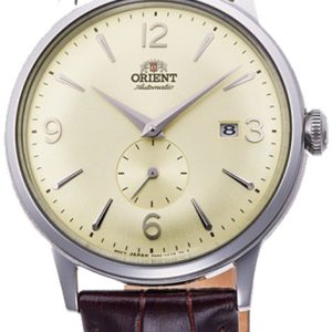 Orient Herrklocka RA-AP0003S10B Bambino Champagnefärgad/Läder Ø40