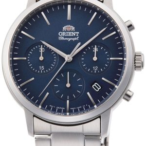 Orient Herrklocka RA-KV0301L10B Contemporary Blå/Stål Ø40 mm