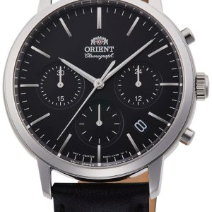 Orient Herrklocka RA-KV0303B10B Contemporary Svart/Läder Ø40 mm