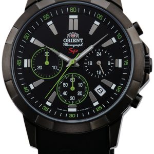 Orient Sporty Herrklocka FKV00006B0 Svart/Gummi Ø44 mm