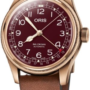 Oris 01 754 7741 3168-07 5 20 58BR Big Crown Röd/Läder Ø40 mm