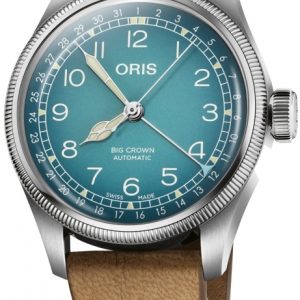 Oris 01 754 7779 4065-Set Big Crown Blå/Läder Ø38 mm