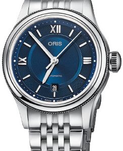 Oris Damklocka 01 561 7718 4075-07 8 14 10 Culture Blå/Stål Ø28.5