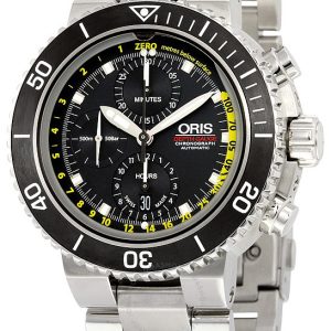 Oris Diving Herrklocka 01 774 7708 4154-Set MB Svart/Stål Ø46 mm