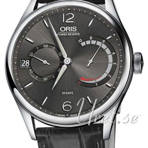 Oris Herrklocka 01 111 7700 4063-Set 1 23 72FC Culture Grå/Läder