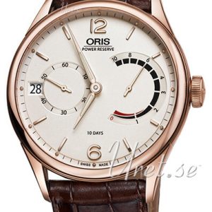 Oris Herrklocka 01 111 7700 6061-Set 1 23 86 Culture Beige/Läder