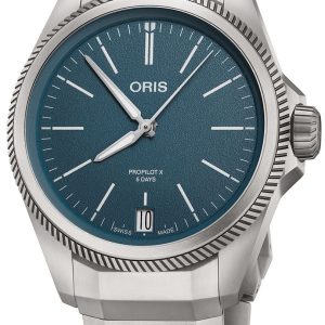 Oris Herrklocka 01 400 7778 7155-07 7 20 01TLC Propilot X Blå/Titan