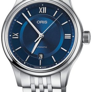 Oris Herrklocka 01 733 7719 4075-07 8 20 10 Culture Blå/Stål Ø42 mm