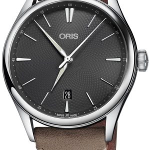 Oris Herrklocka 01 733 7721 4053-07 5 21 32FC Culture Svart/Läder