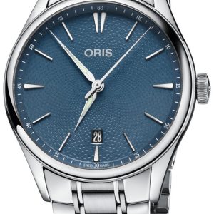 Oris Herrklocka 01 733 7721 4055-07 8 21 88 Culture Blå/Stål Ø40 mm