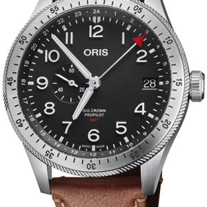 Oris Herrklocka 01 748 7756 4064-07 5 22 07LC Aviation Svart/Läder