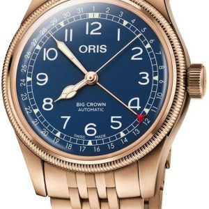 Oris Herrklocka 01 754 7741 3165-07 8 20 01 Big Crown Blå/Stål Ø40