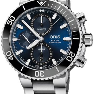 Oris Herrklocka 01 774 7743 4155-07 8 24 05PEB Diving Blå/Stål