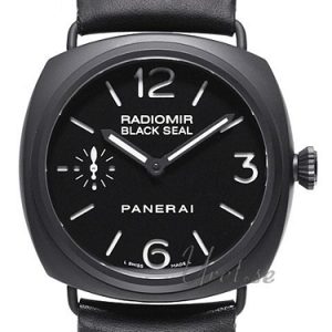 Panerai Herrklocka PAM00292 Historic Radiomir Black Seal Svart/Läder