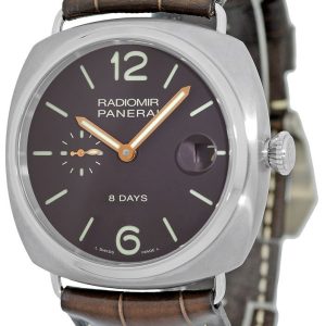 Panerai Herrklocka PAM00346 Historic Radiomir 8 Days Brun/Läder Ø45