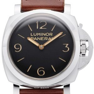 Panerai Herrklocka PAM00372 Historic Luminor 1950 3 Days Svart/Läder