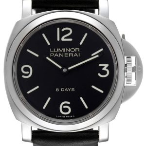 Panerai Herrklocka PAM00560 Luminor Svart/Läder Ø44 mm