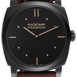 Panerai Herrklocka PAM00577 Radiomir Svart/Läder Ø48 mm