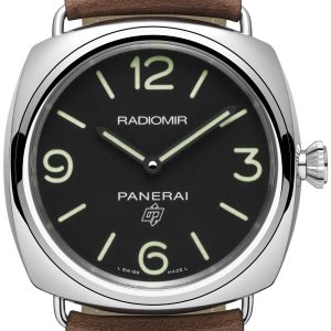 Panerai Herrklocka PAM00753 Radiomir Svart/Läder Ø45 mm