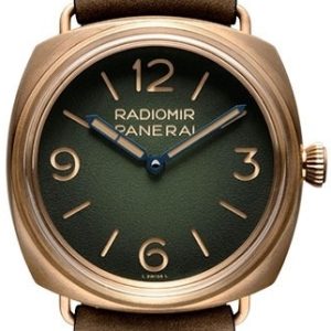 Panerai Herrklocka PAM00760 Radiomir Grön/Läder Ø47 mm