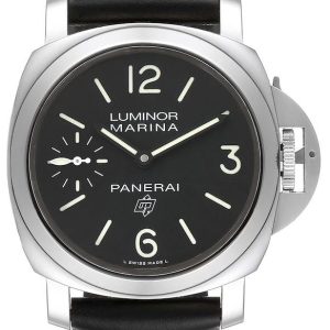 Panerai Herrklocka PAM00776 Luminor Svart/Läder Ø44 mm