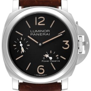 Panerai Herrklocka PAM00795 Luminor Svart/Läder Ø44 mm