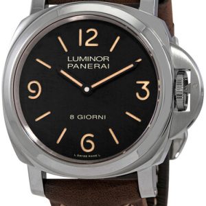 Panerai Herrklocka PAM00914 Luminor Svart/Läder Ø44 mm