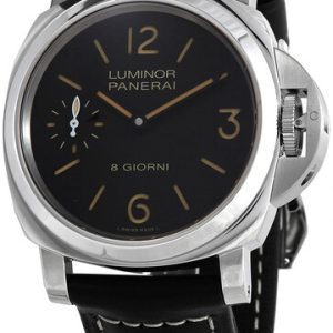 Panerai Herrklocka PAM00915 Luminor Svart/Läder Ø44 mm