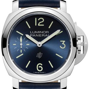 Panerai Herrklocka PAM01085 Luminor Blå/Läder Ø44 mm