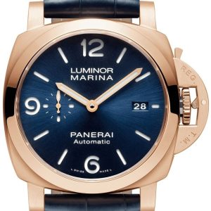 Panerai Herrklocka PAM01112 Luminor Blå/Läder Ø44 mm